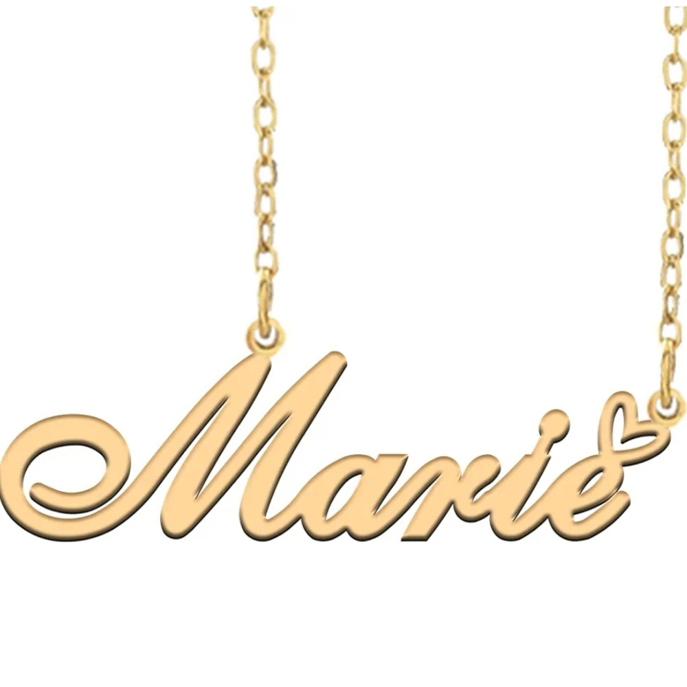 Super Cute Customized Name Necklace (Marie♡)